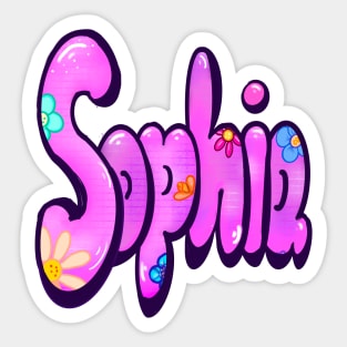 Sophia Name Sophia Sticker